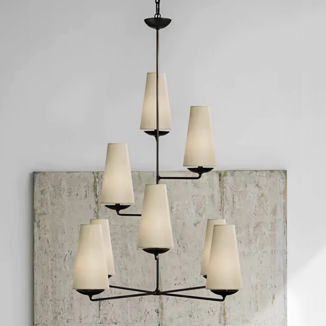 Luxe Vertical Pendant Light – Contemporary Design for Living Room T101