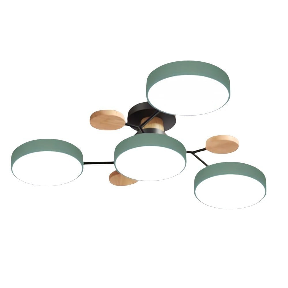 Nordic Branched Disc Metal Ceiling Lamp S192