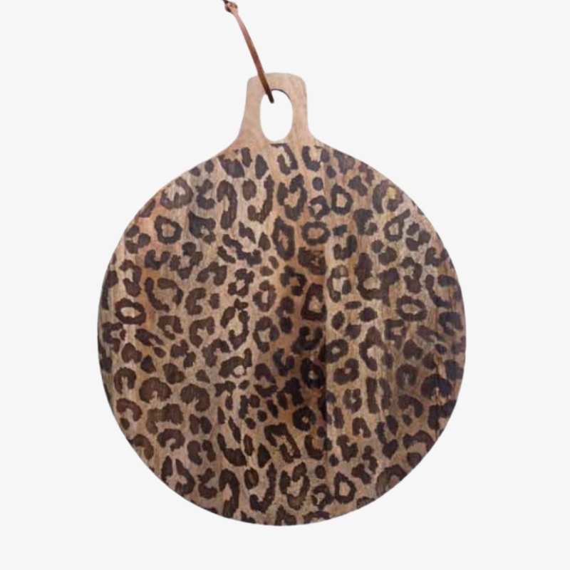 Lepwood Round and Square Leopard Board – For Entertaining Guests T1163