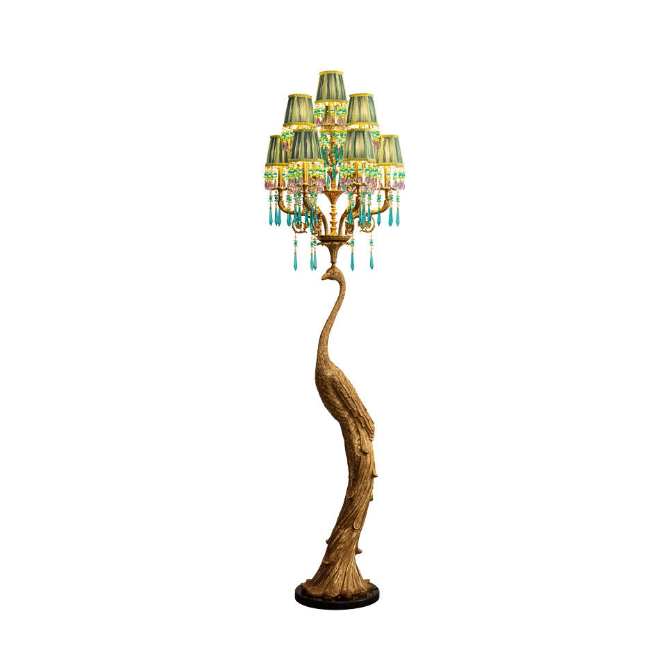 Perky Peacock Floor Lamp T1985