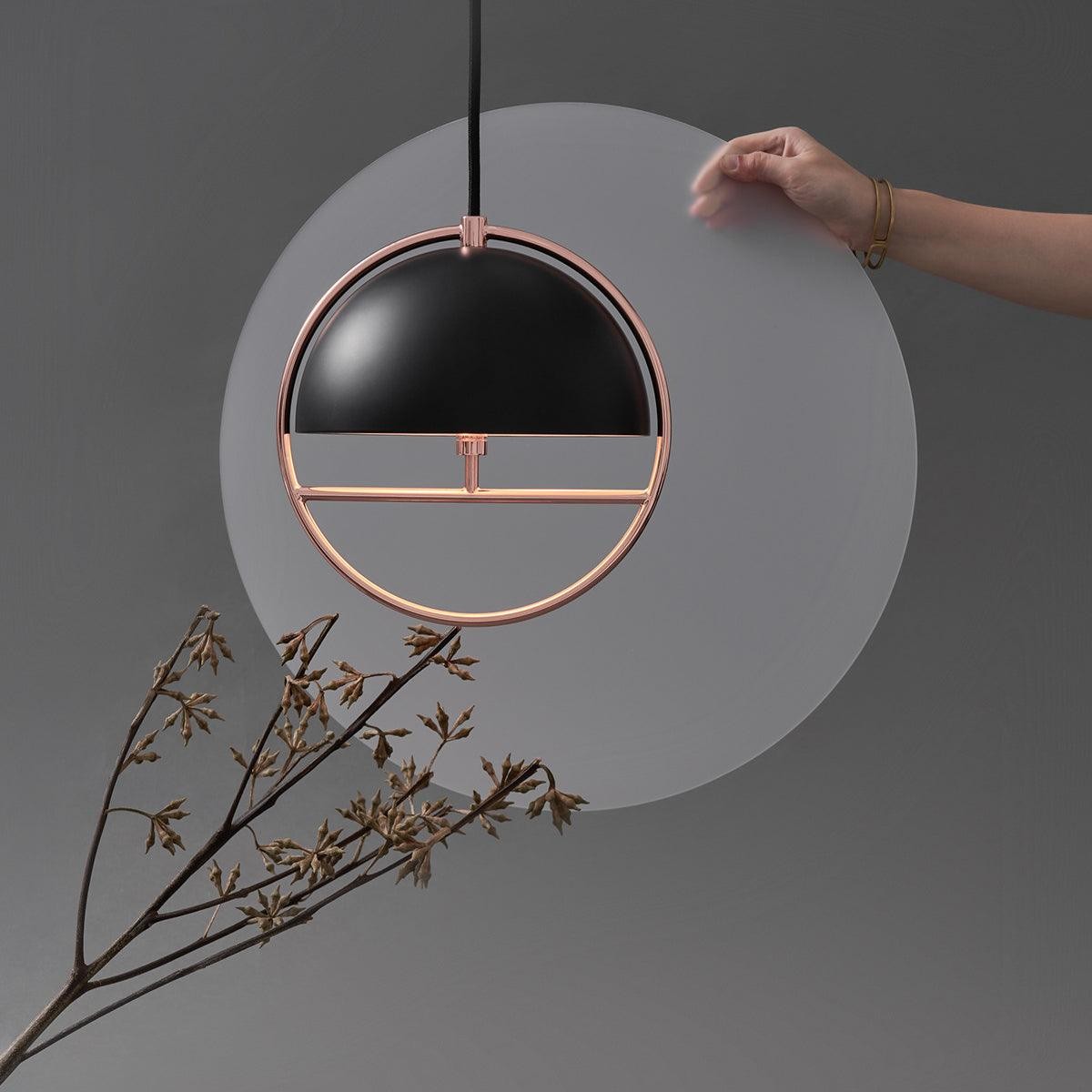 Nordic Hemispherical Ring Metal Pendant Lamp M448