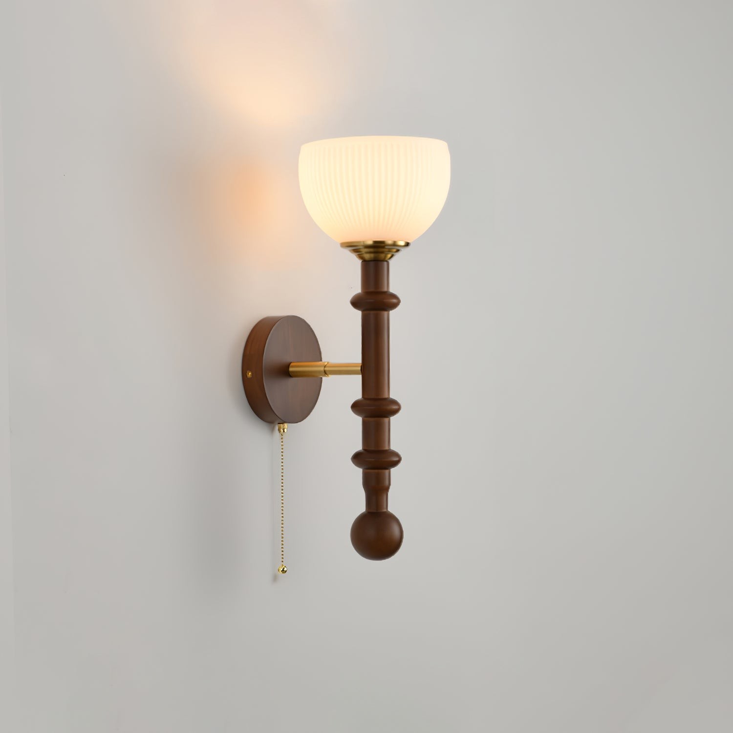 Retro Solid Wood Series Wall Lamp M419