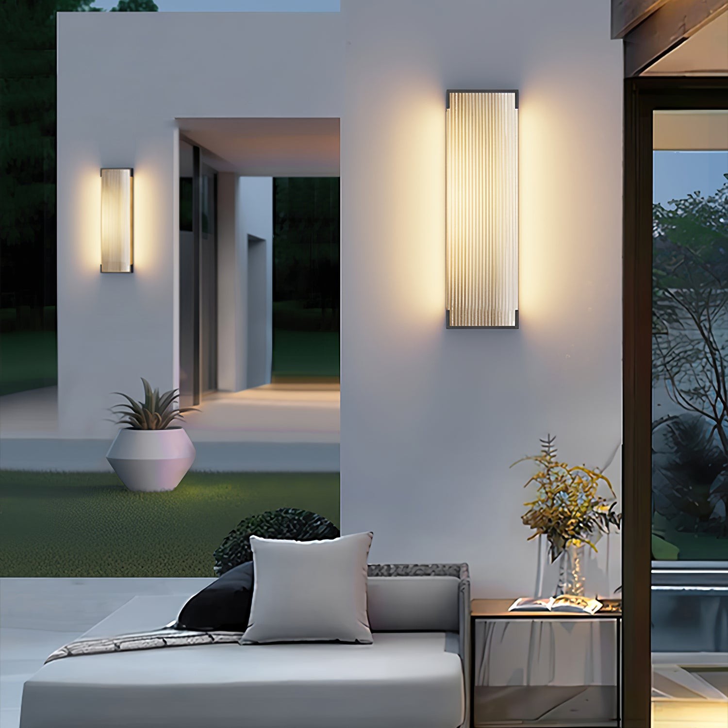 Rectangular Outdoor Wall Light M328
