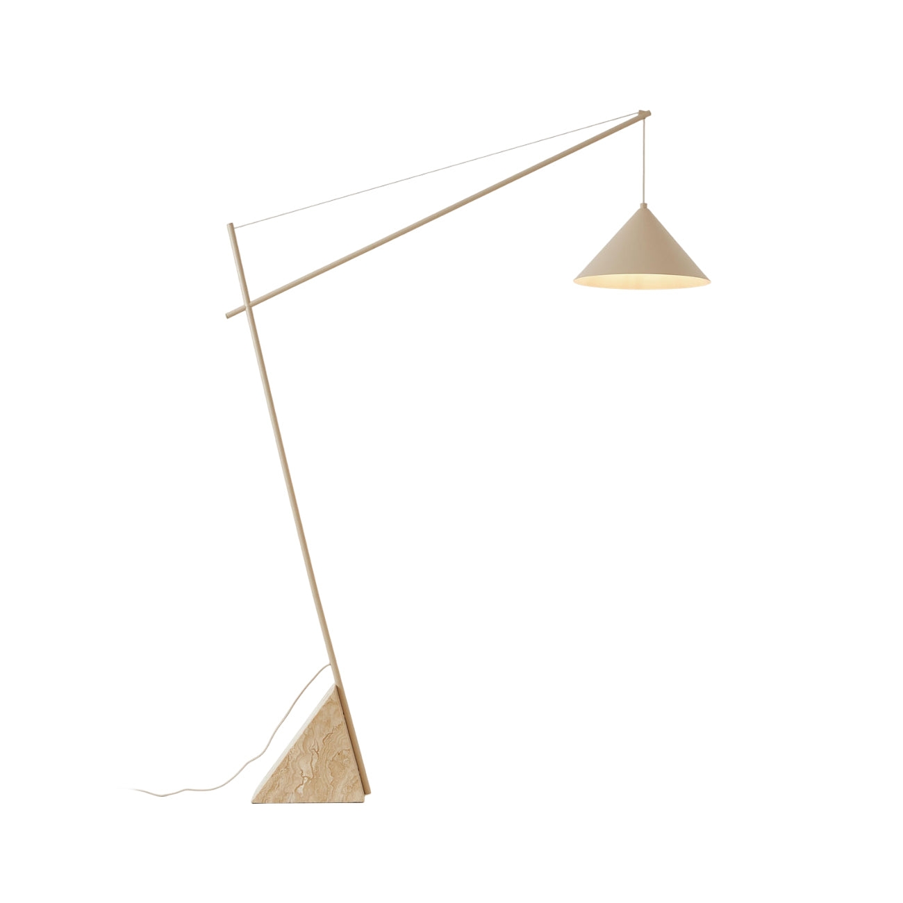 Grande Travertine Floor Lamp T1930
