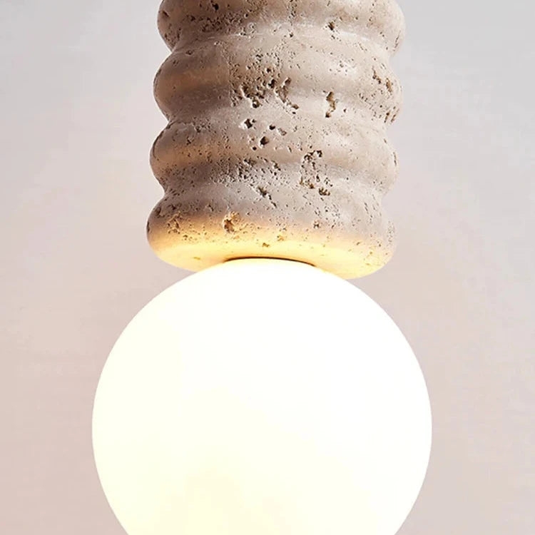 LED Chandelier Modern Stone Bedside Pendant Light T2141