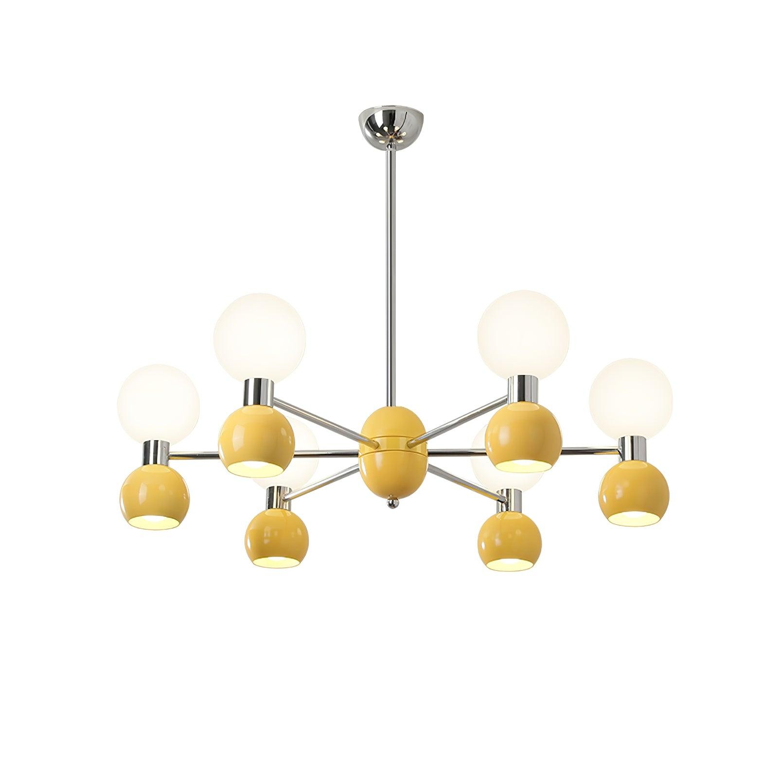 Modern Minimalist Multiple Head Metal Chandelier M212