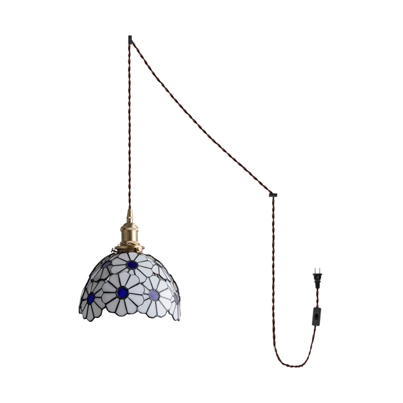 Suka Floral Plug In Pendant Lamp T1356