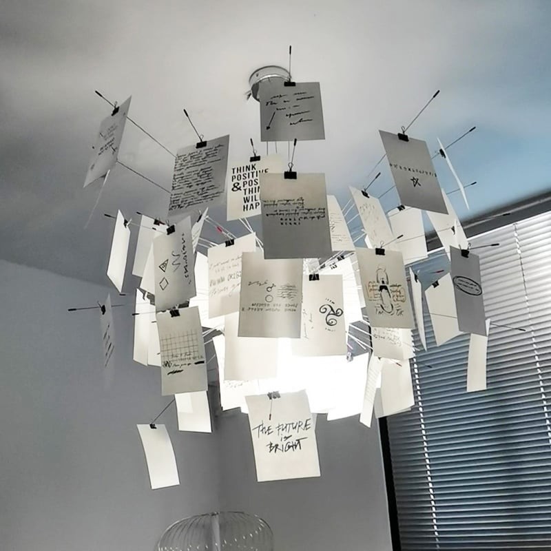 Renée Creative Picture Pendant Light Art Deco Bedroom Living Room T213