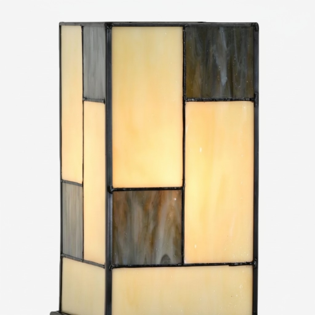 TF Manchester Square Table Lamp - Classic Glass for Living Room and Bedroom T1019
