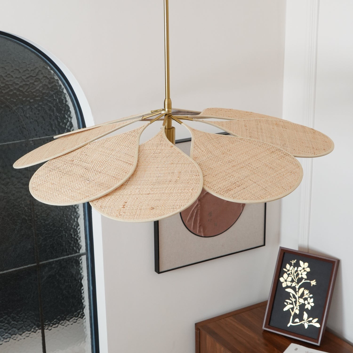 Petals Bloom Rattan Pendant Lamp M428