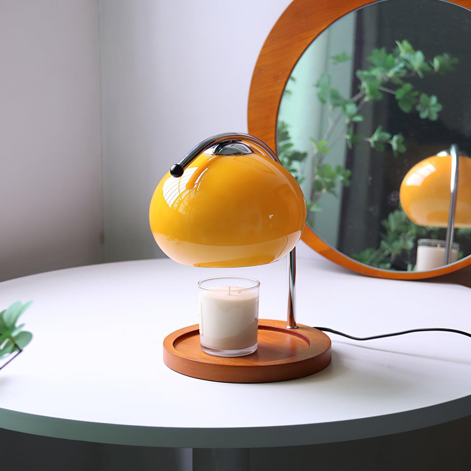 Modern Bauhaus Glass Candle Warmer Table Lamp M43