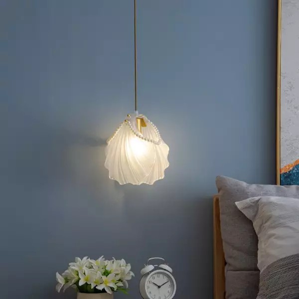 Modern Shell Glass Living Room Lamp S88