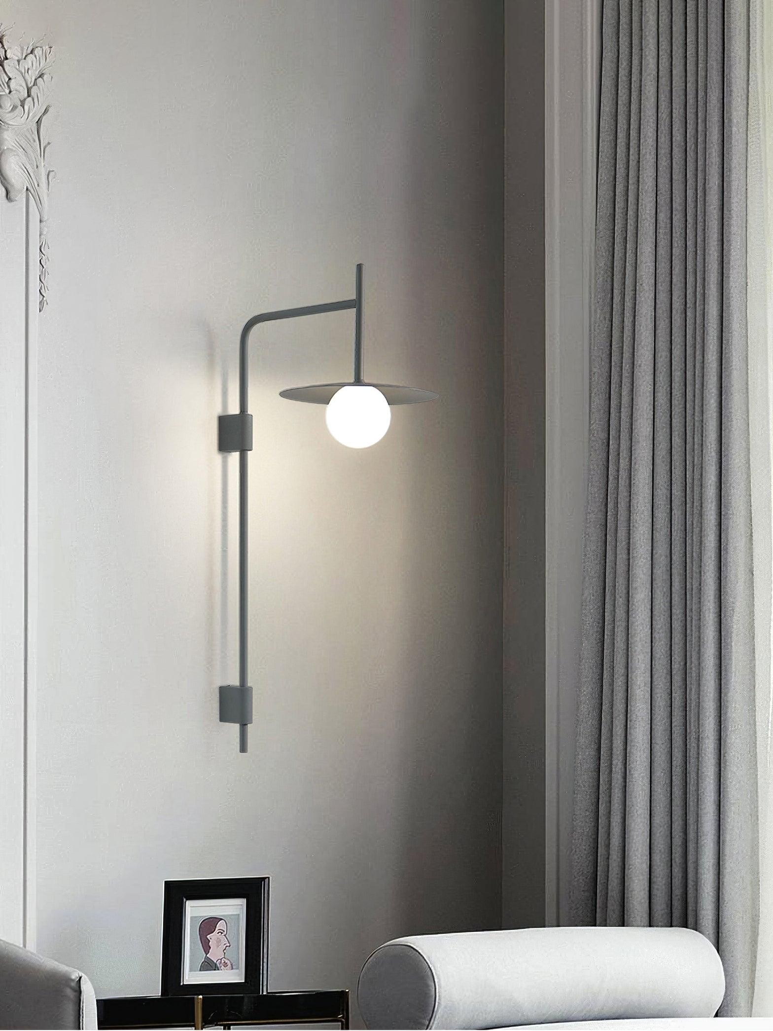 Nordic Swing Arm Wall Lamp for Living Room G26
