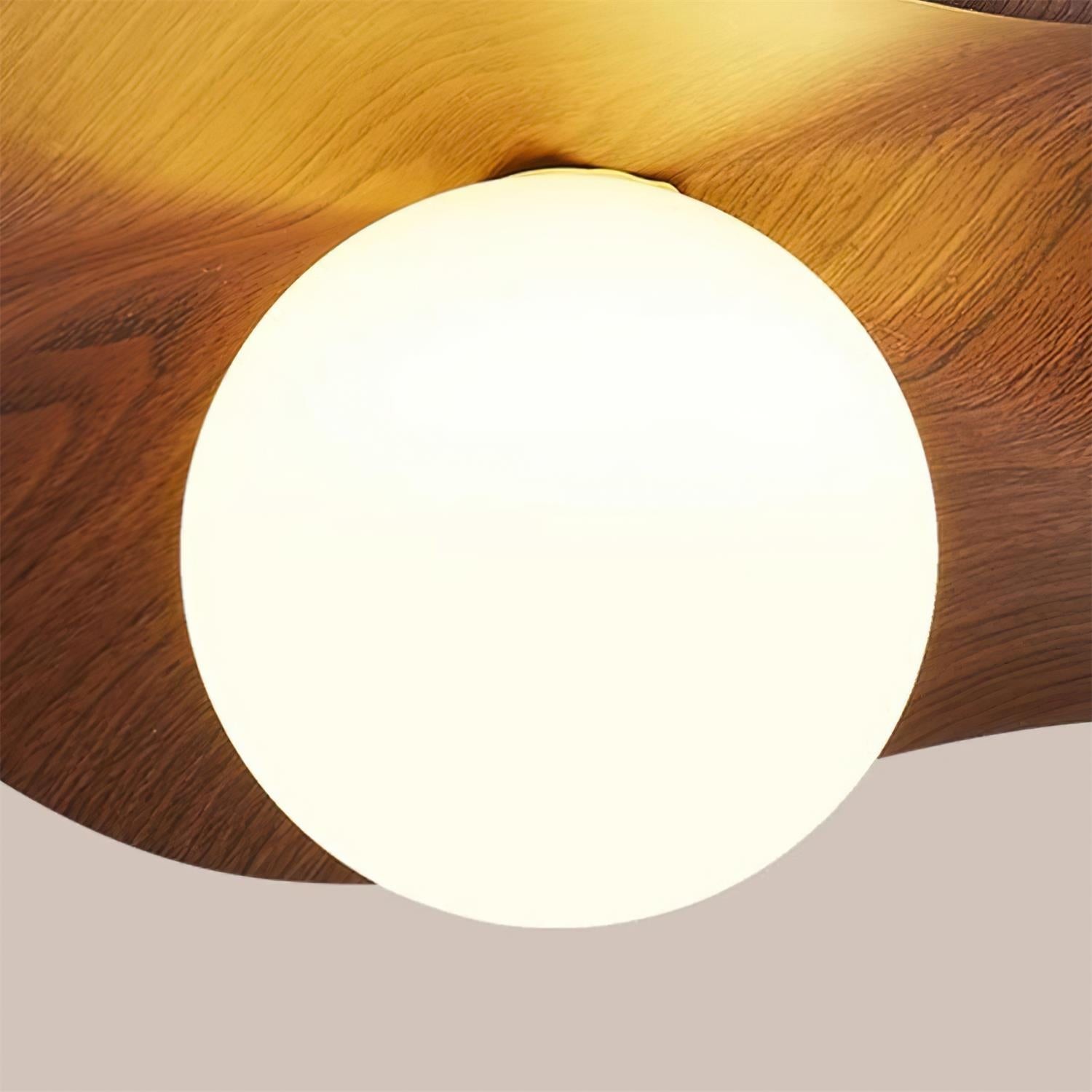 Nordic Wood Grain Ceiling Light P070