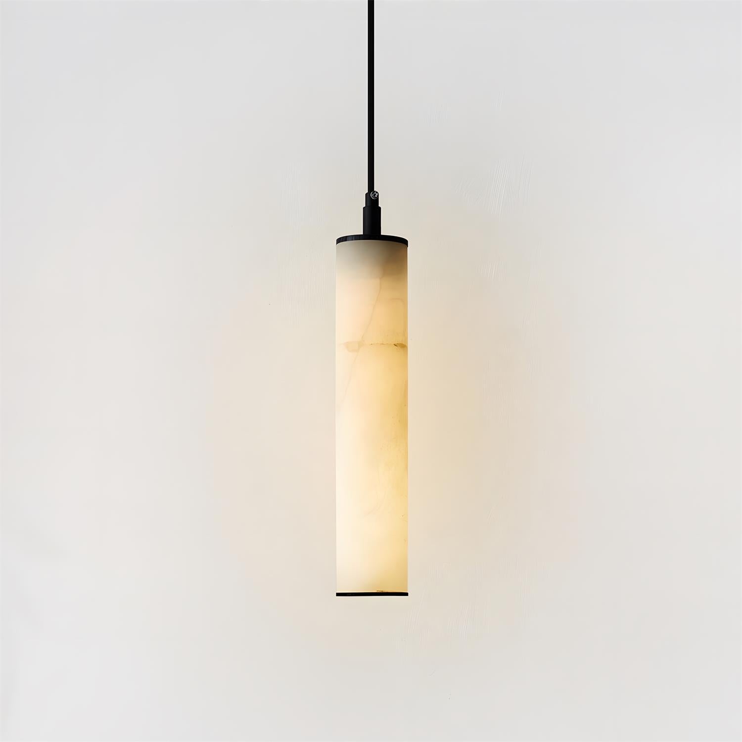 Calder Alabaster Tube Pendant Lamp T1571