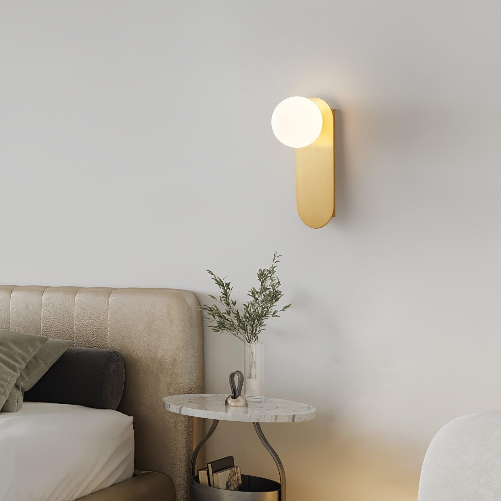 Modern Glass Base Sconce M280