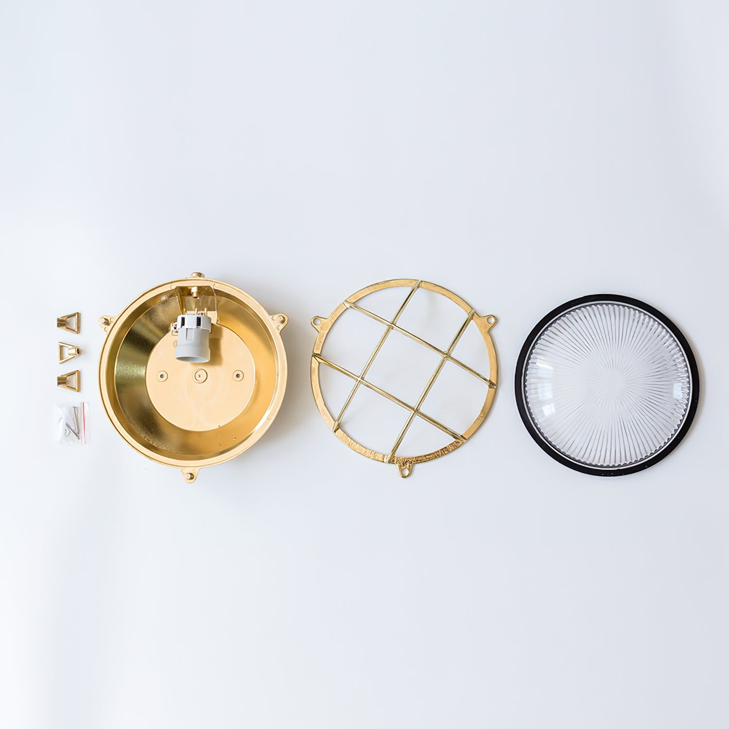 Fremantle Brass Bunker Sconce T1860