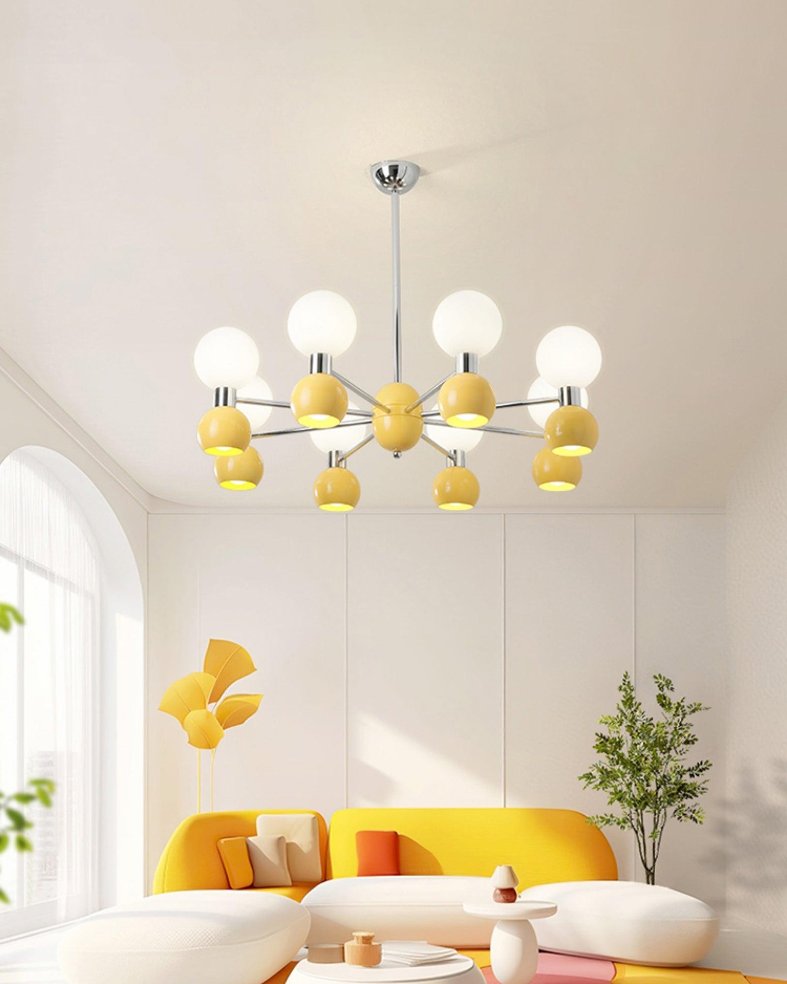 Modern Minimalist Multiple Head Metal Chandelier M212