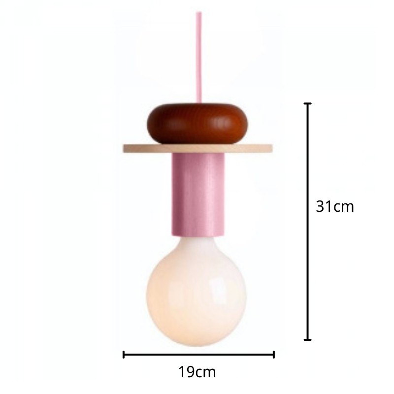 Creative Simple Wooden Pendant Light S155