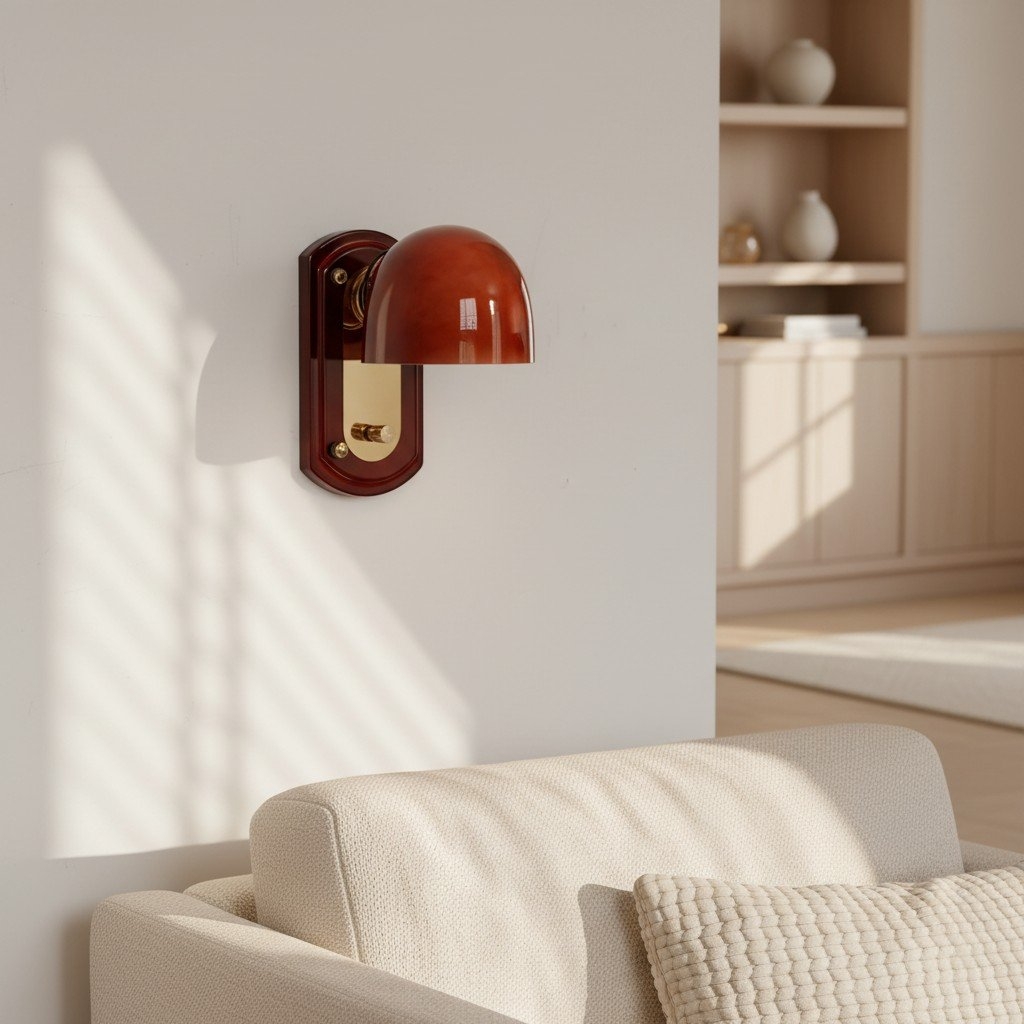Livessa Sculptural Glass Wall Lamp – Modern Accent Light for Bedrooms T540