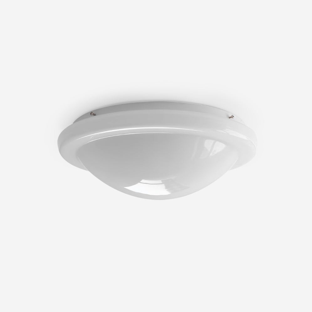 Modern Miminalist White Glass Led Ceiling Lamp M307
