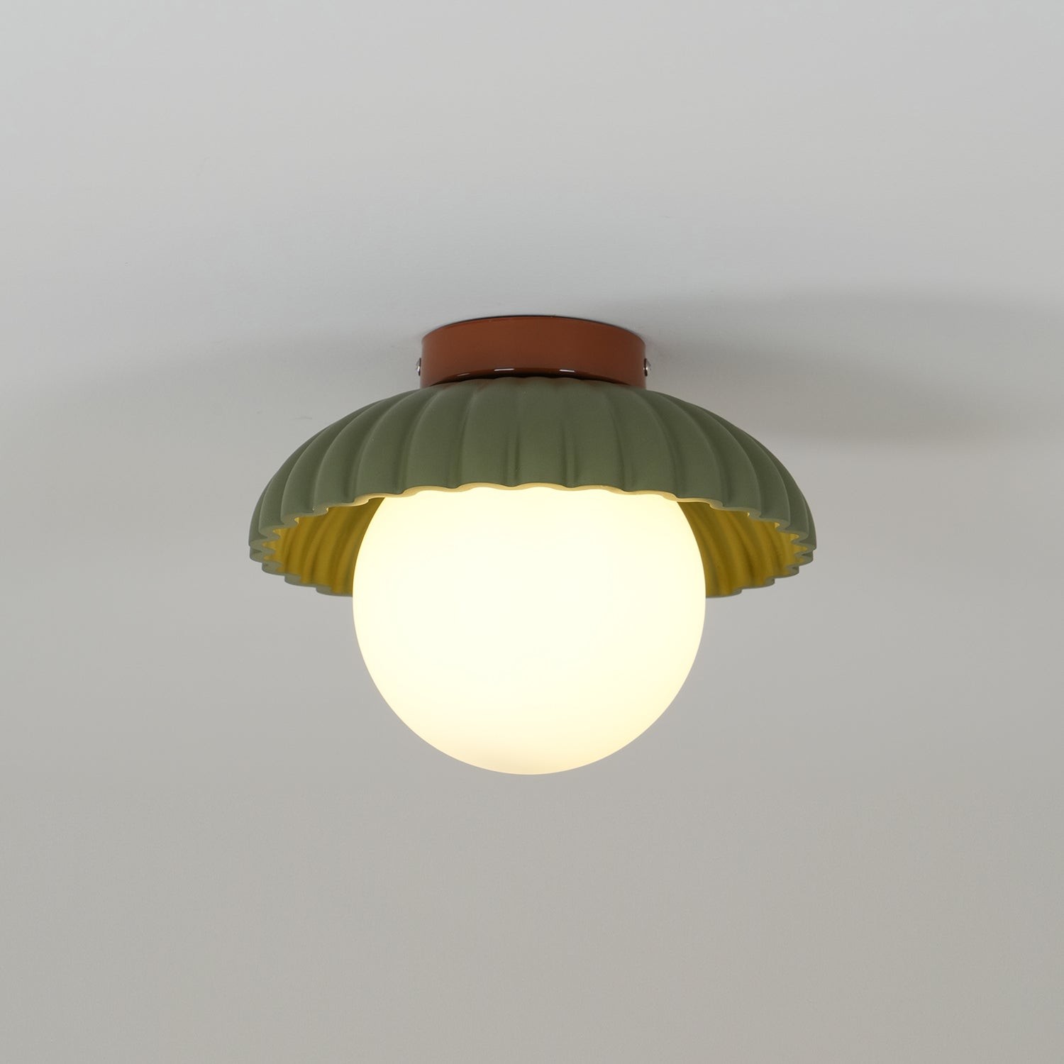 Alien Cream Glass Ceiling Light - Modern Nordic Ceiling Fixture M77