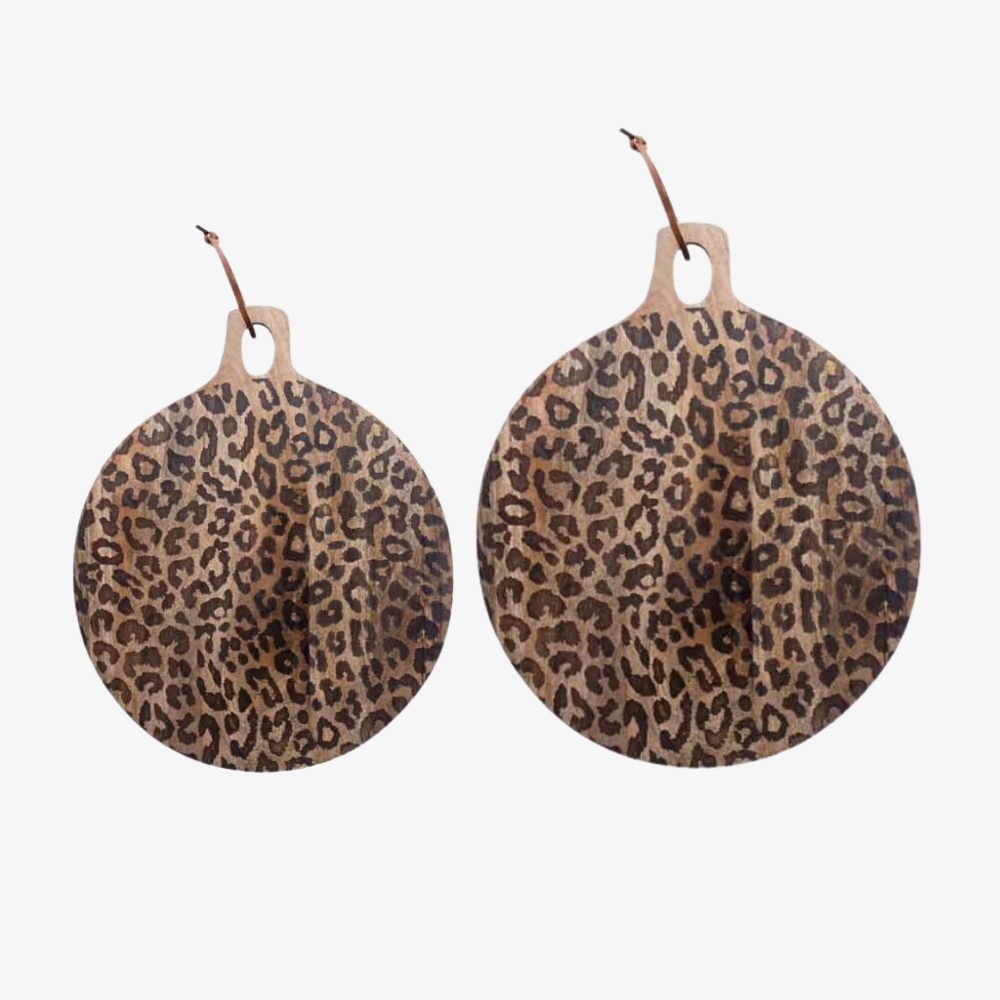 Lepwood Round and Square Leopard Board – For Entertaining Guests T1163
