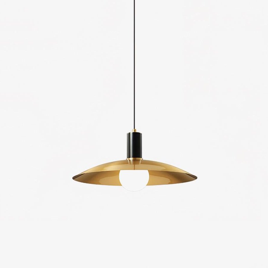 Brass Flared Pendant Lamp T1585