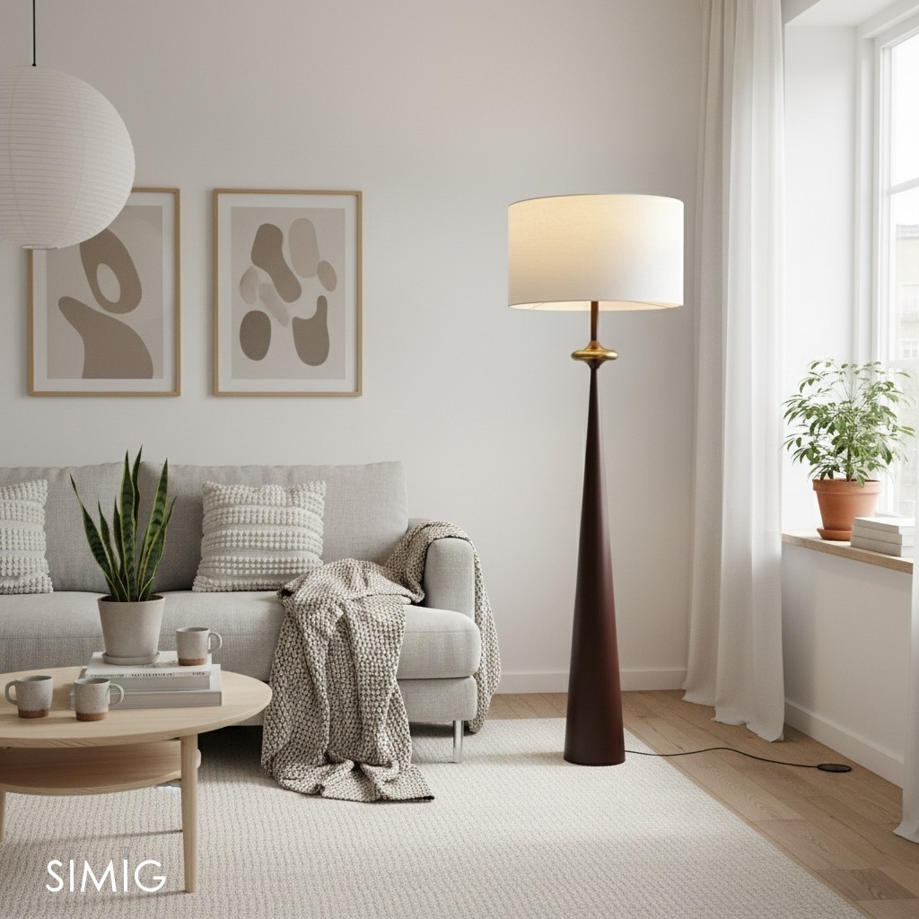 Putney Metal Floor Lamp – Minimalist Design for Bedrooms & Offices T426