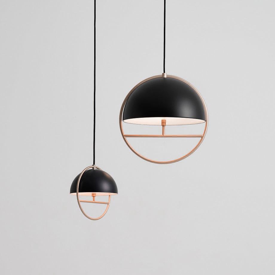 Nordic Hemispherical Ring Metal Pendant Lamp M448