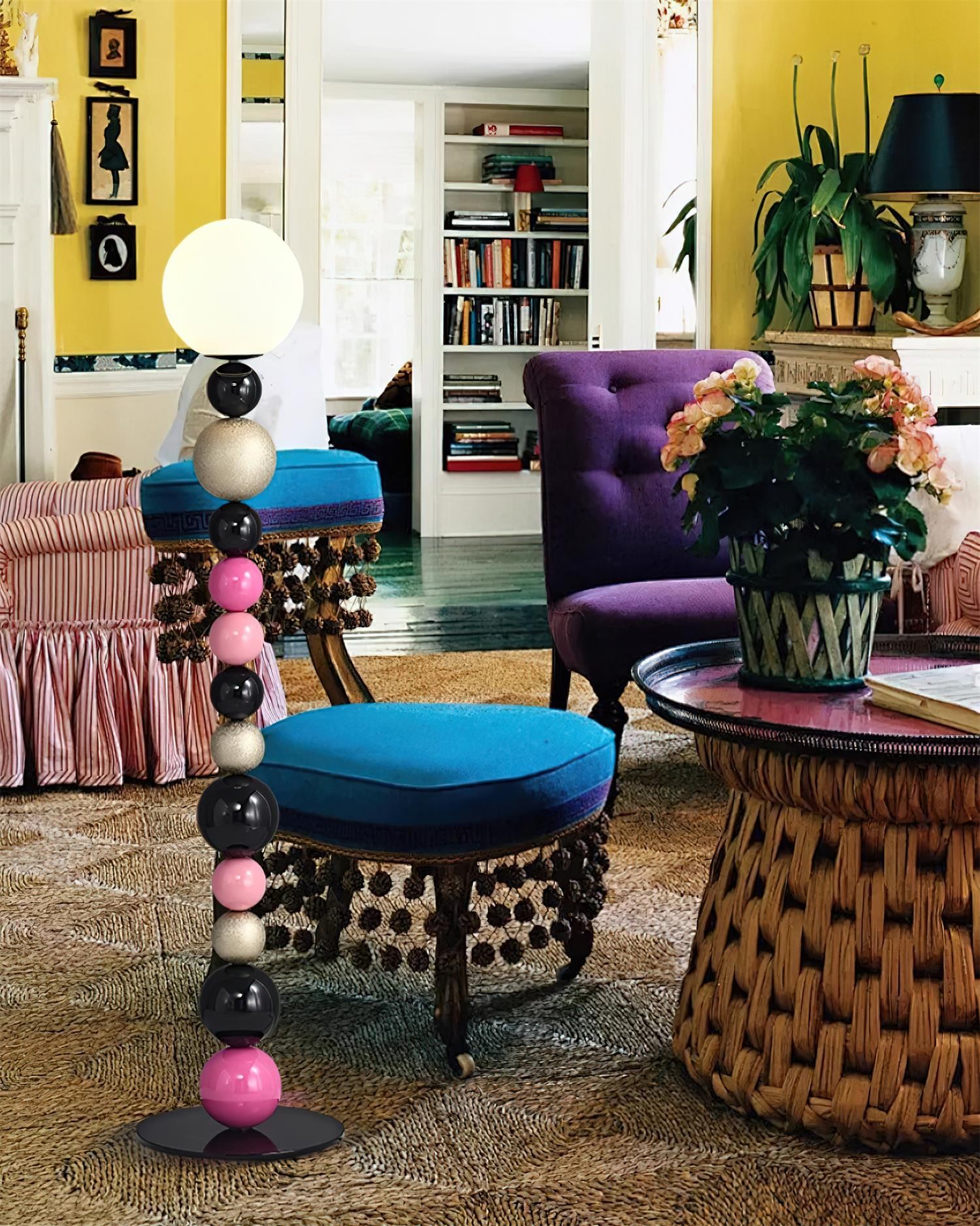 Modern Gourd Ball Floor Lamp M228