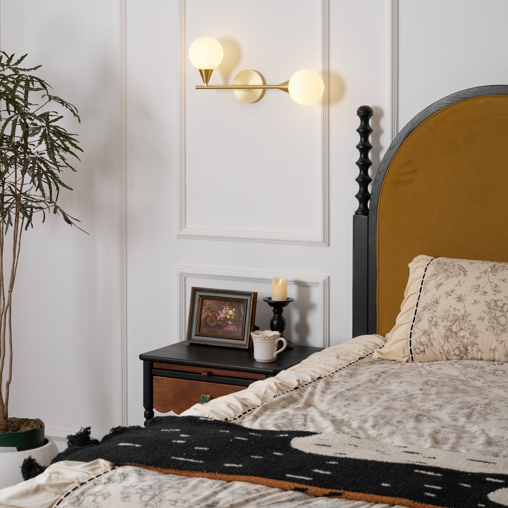 Holten Brass Armed Sconce T1633