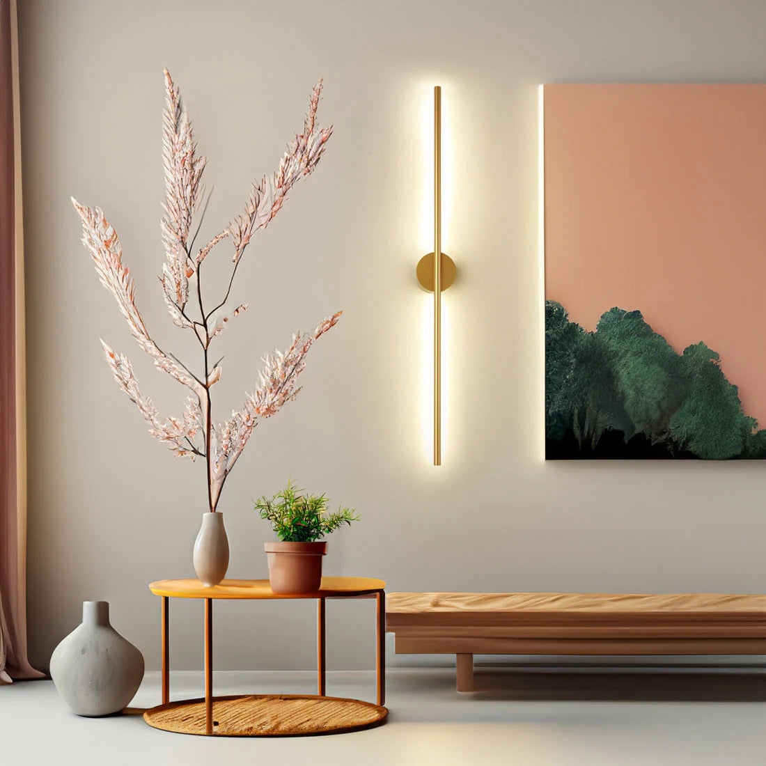 Modern Black Aluminum Wall Light T2074