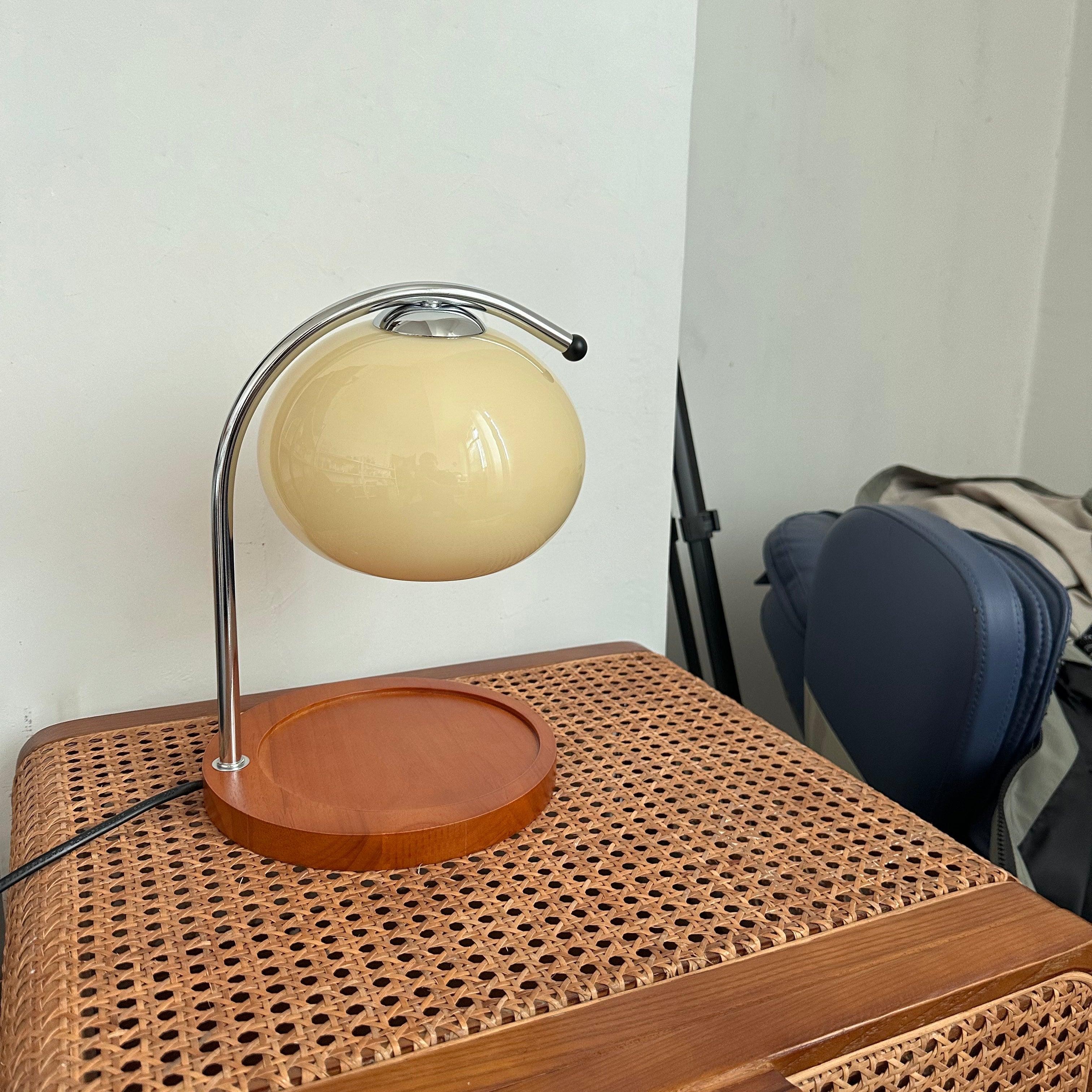 Modern Bauhaus Glass Candle Warmer Table Lamp M43