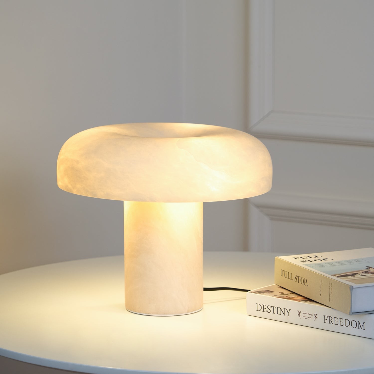 Creative Minimalist Luxury Alabaster Table Lamp For Bedroom M344