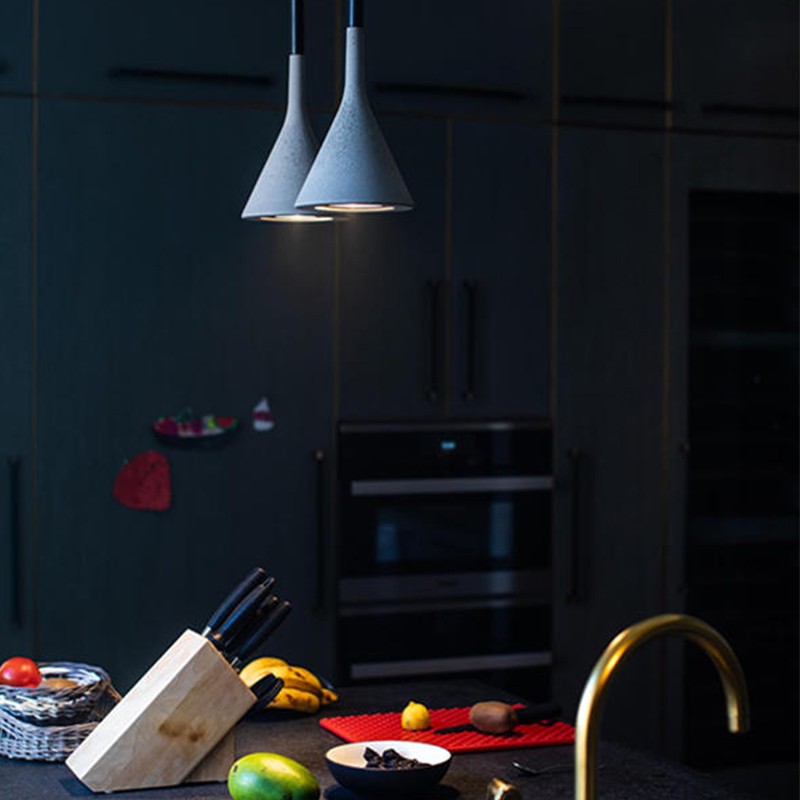 Alphomo Pendant Light - Minimal Concrete Pendant for Kitchen