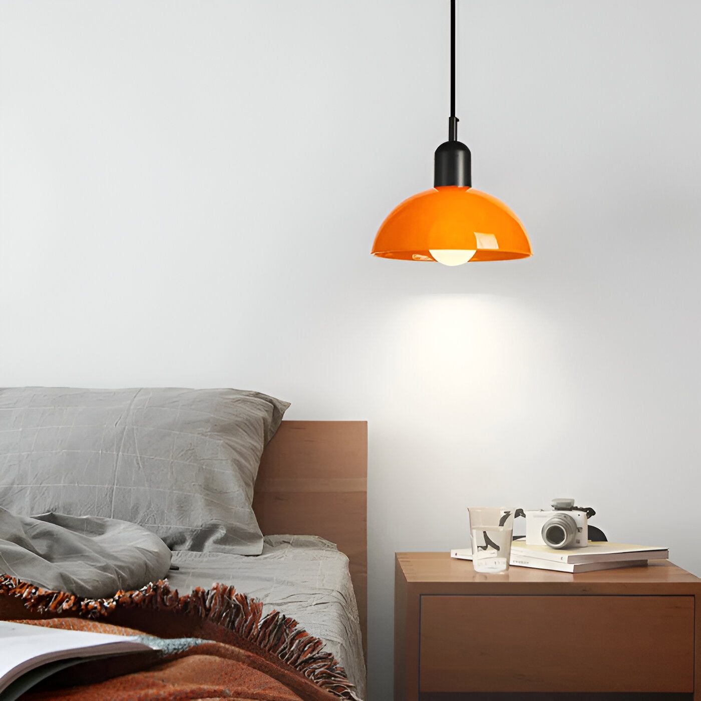 Aurora Nordic Colorful Bowl Pendant Light T2040
