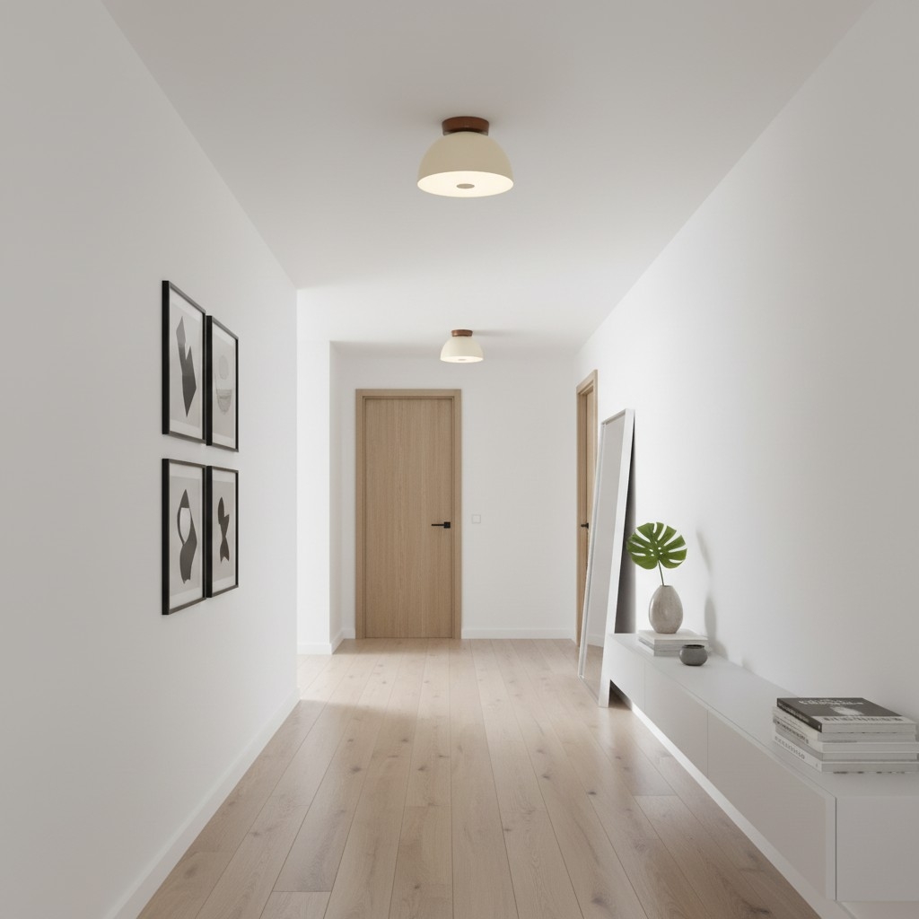 Covinare Retro Ceiling Lamp - Adjustable Color Temperature for Bedroom and Hallway T1205