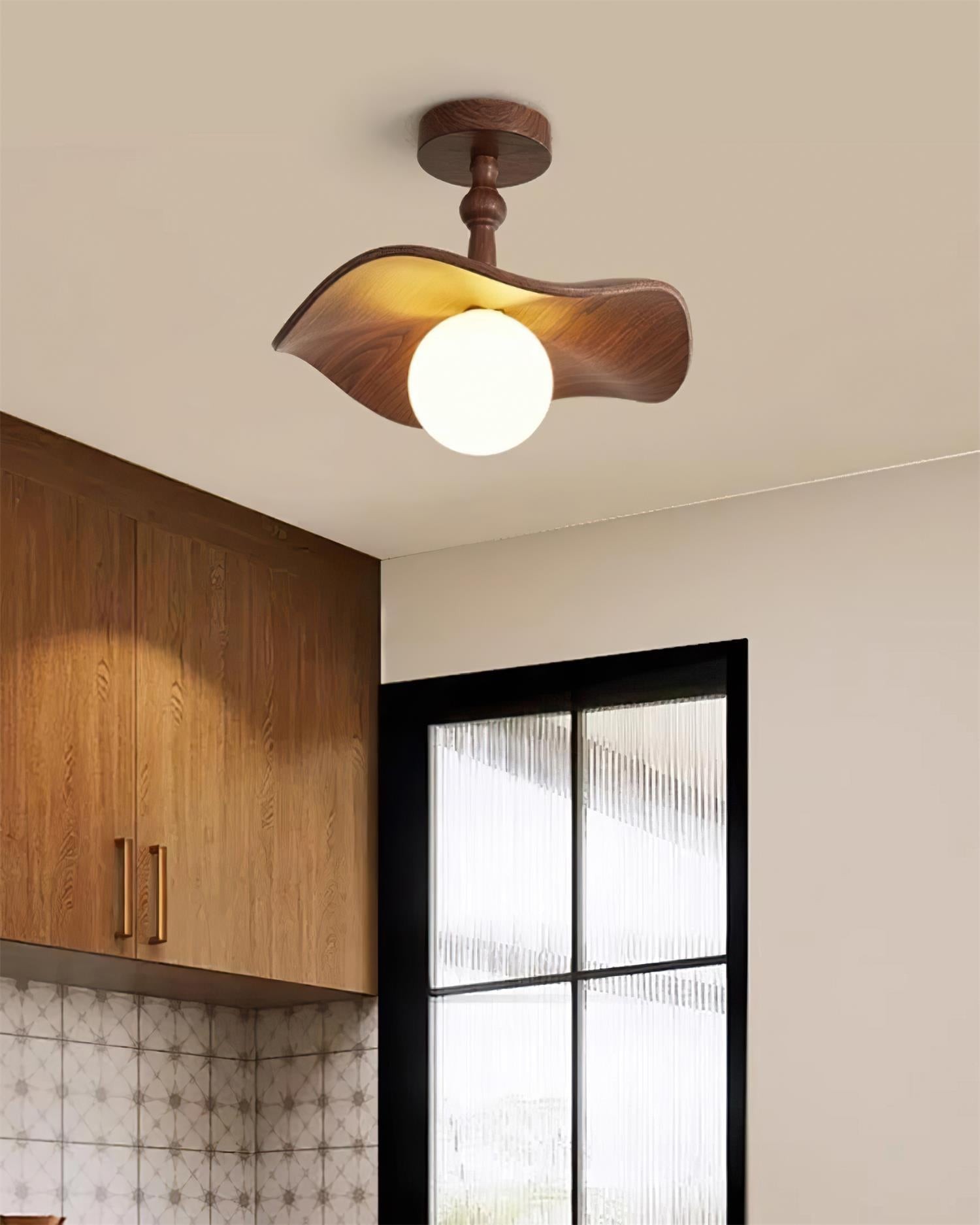 Nordic Wood Grain Ceiling Light P070
