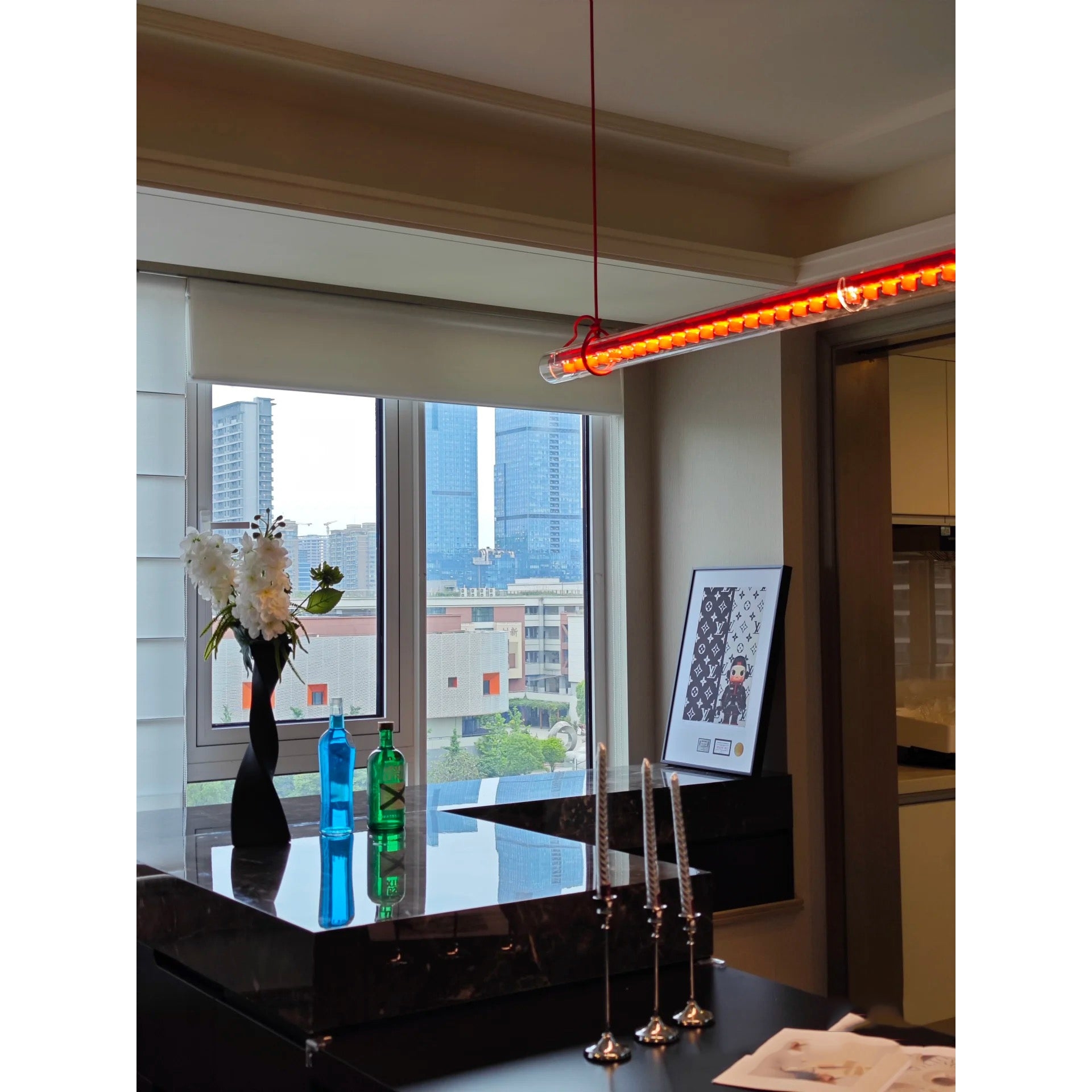 Tubular Linear LED Pendant Lamp T1920