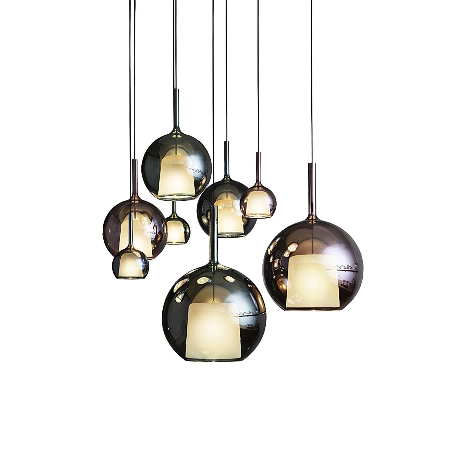 Glo Wine Glass Shaped Pendant Light S185