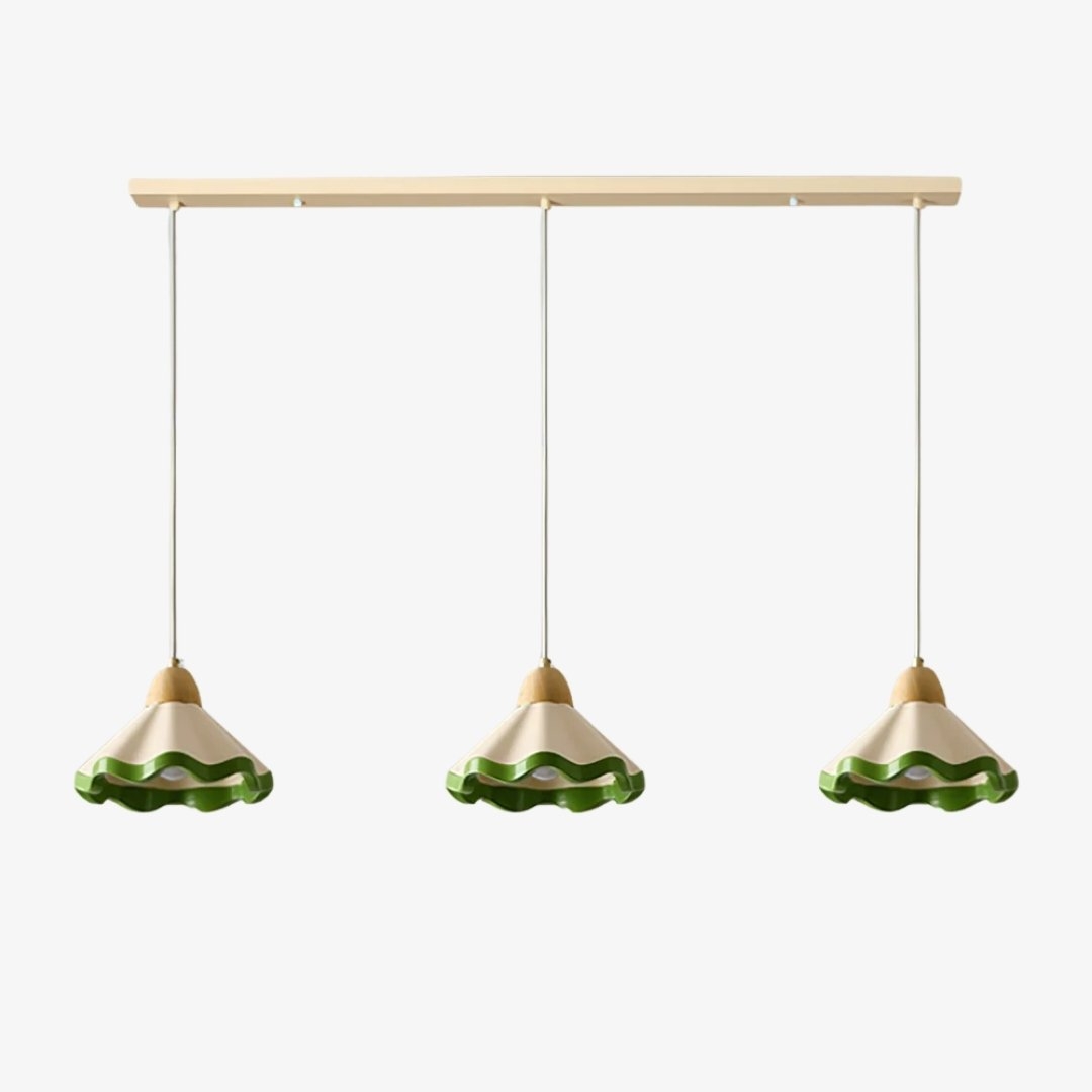 Moliro Modern Wavy Pendant Lamp – Minimalist Hanging Light T515