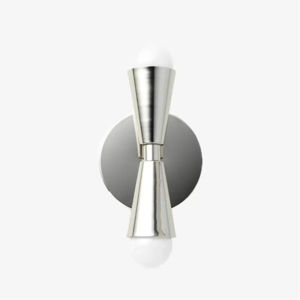 Pyralis  Cone Shade  Double Wall Light - Contemporary Living Room Glow T334