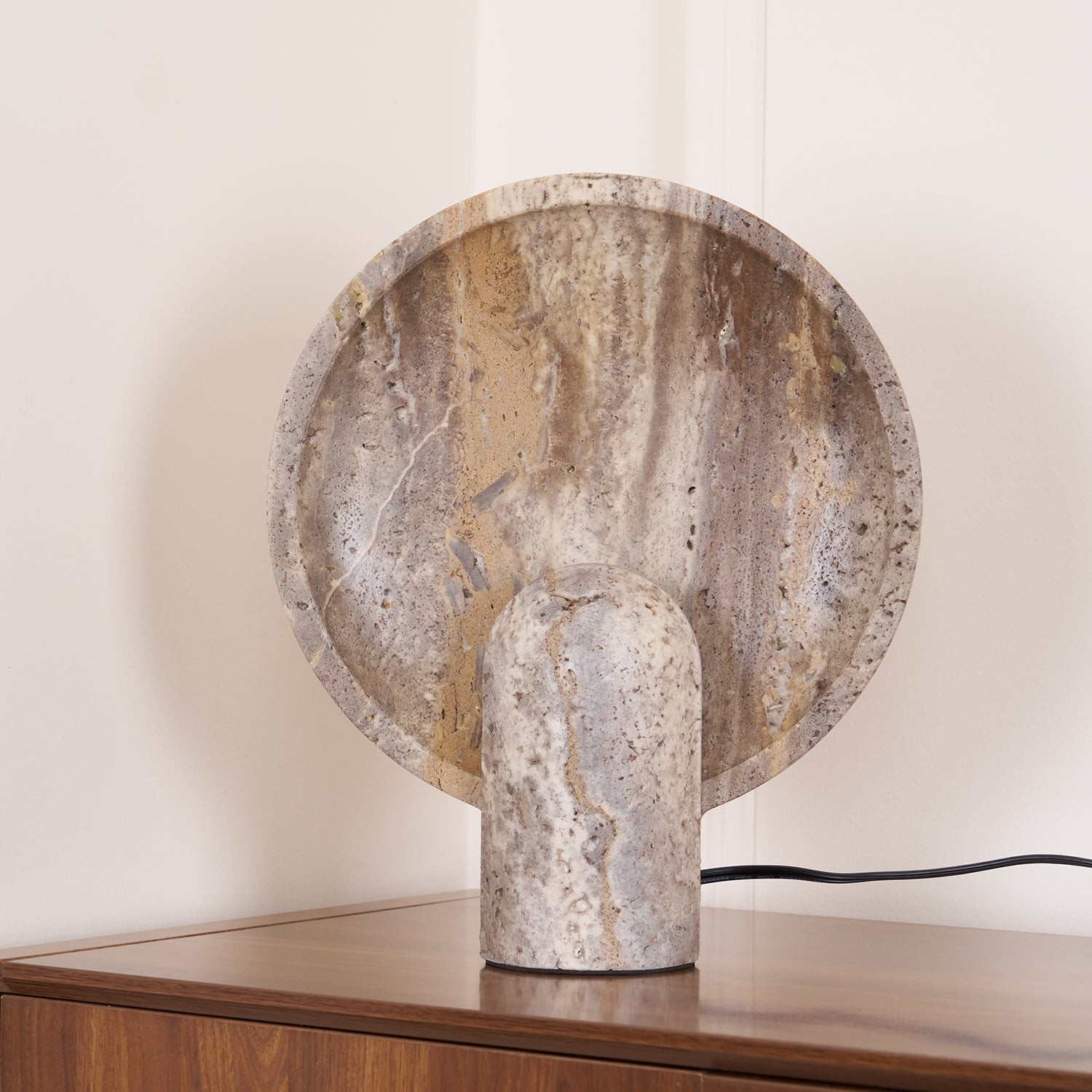 Wabi-sabi Style Eclipse Stone Table Lamp G18