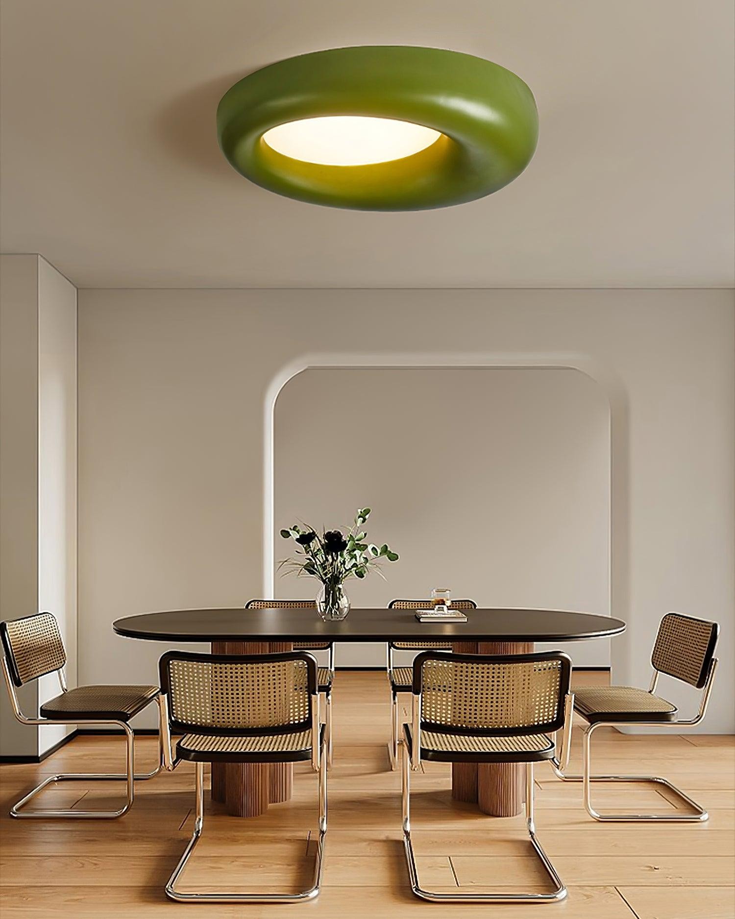 Center Offset Concentric Circle Acrylic Ceiling Lamp M308
