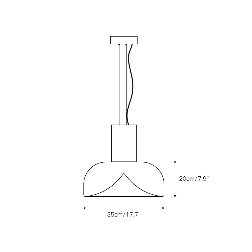 Aella Glass Pendant Light T1678