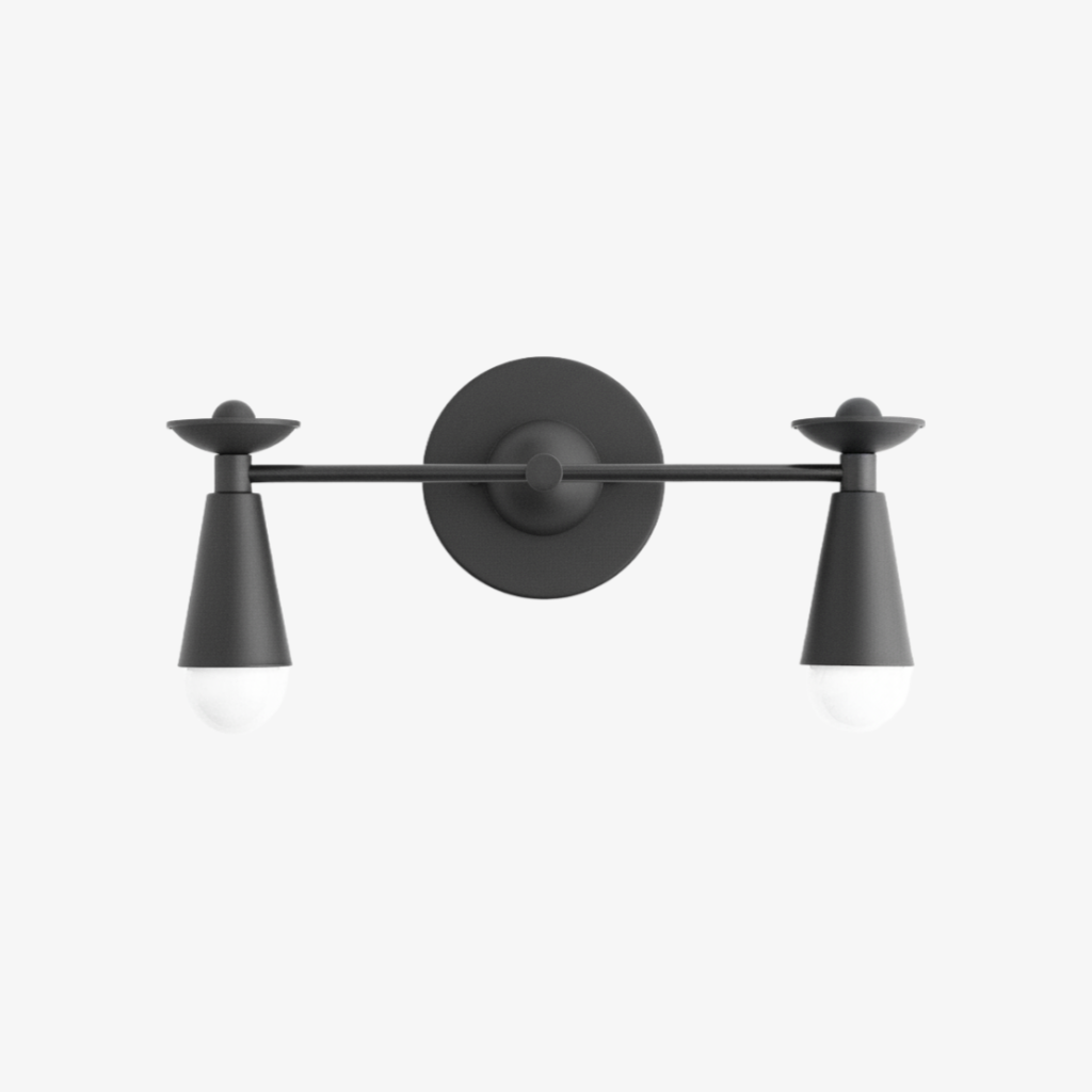 Pyralis Cone Modern Art Deco Lighting - Vintage Style Vanity Sconce Light T302