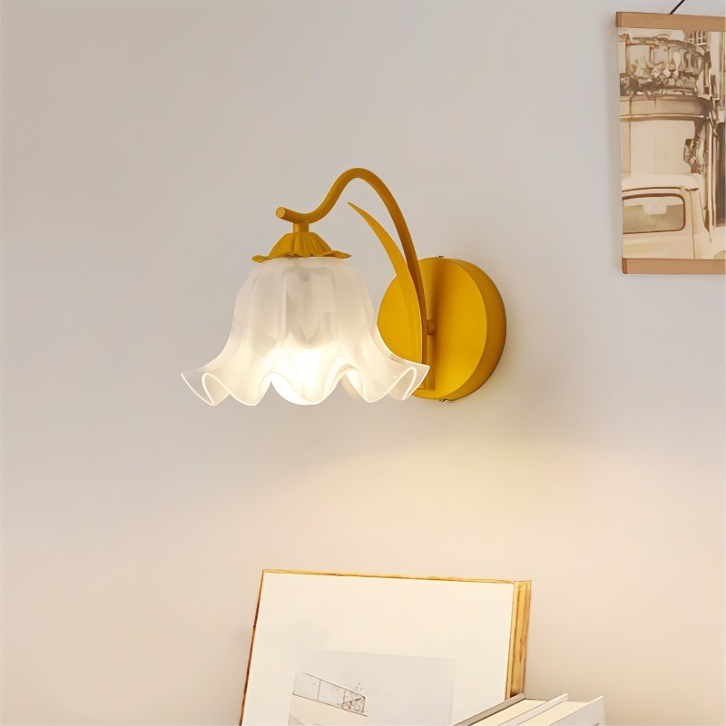 Lily of the Valley French Country Style Wall Lamp