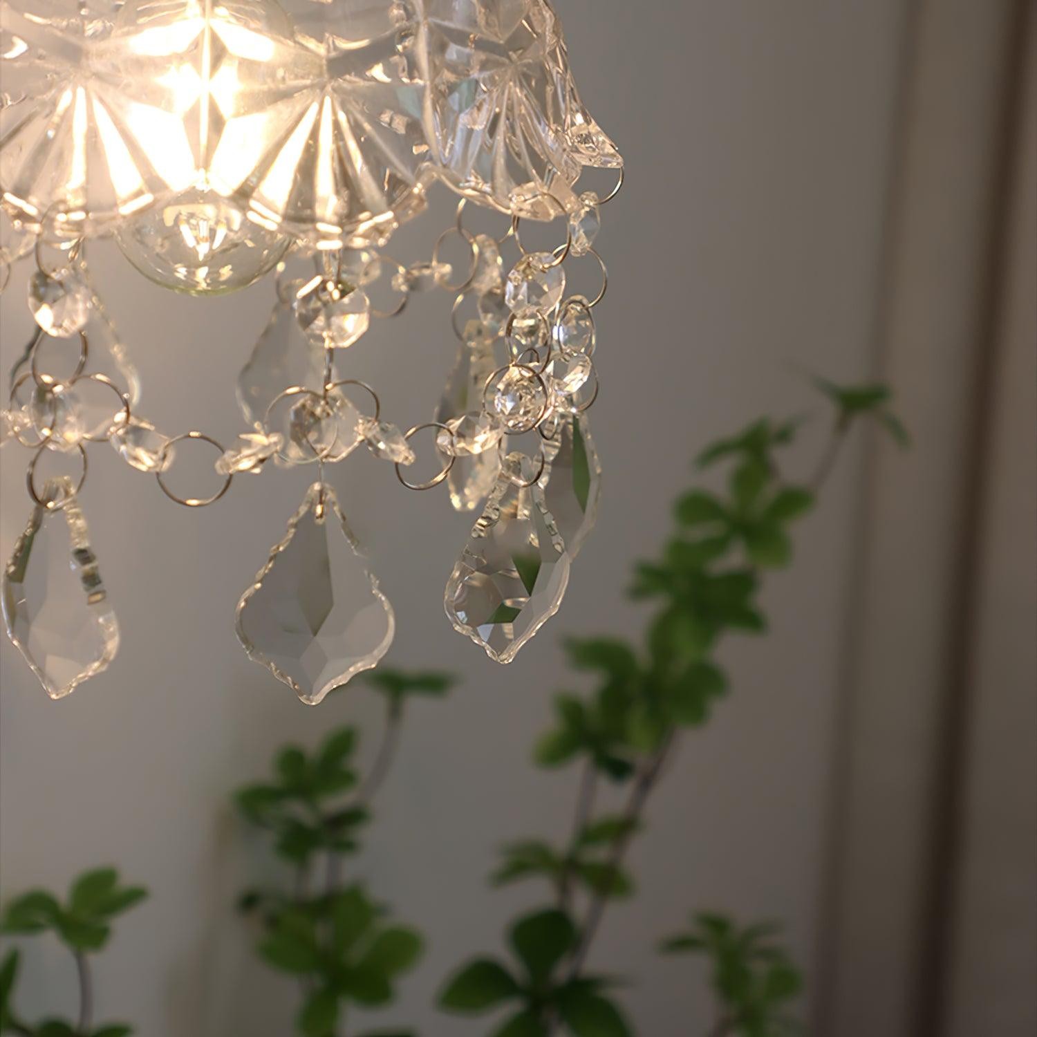 French Crystal Tassel Wall Light M364