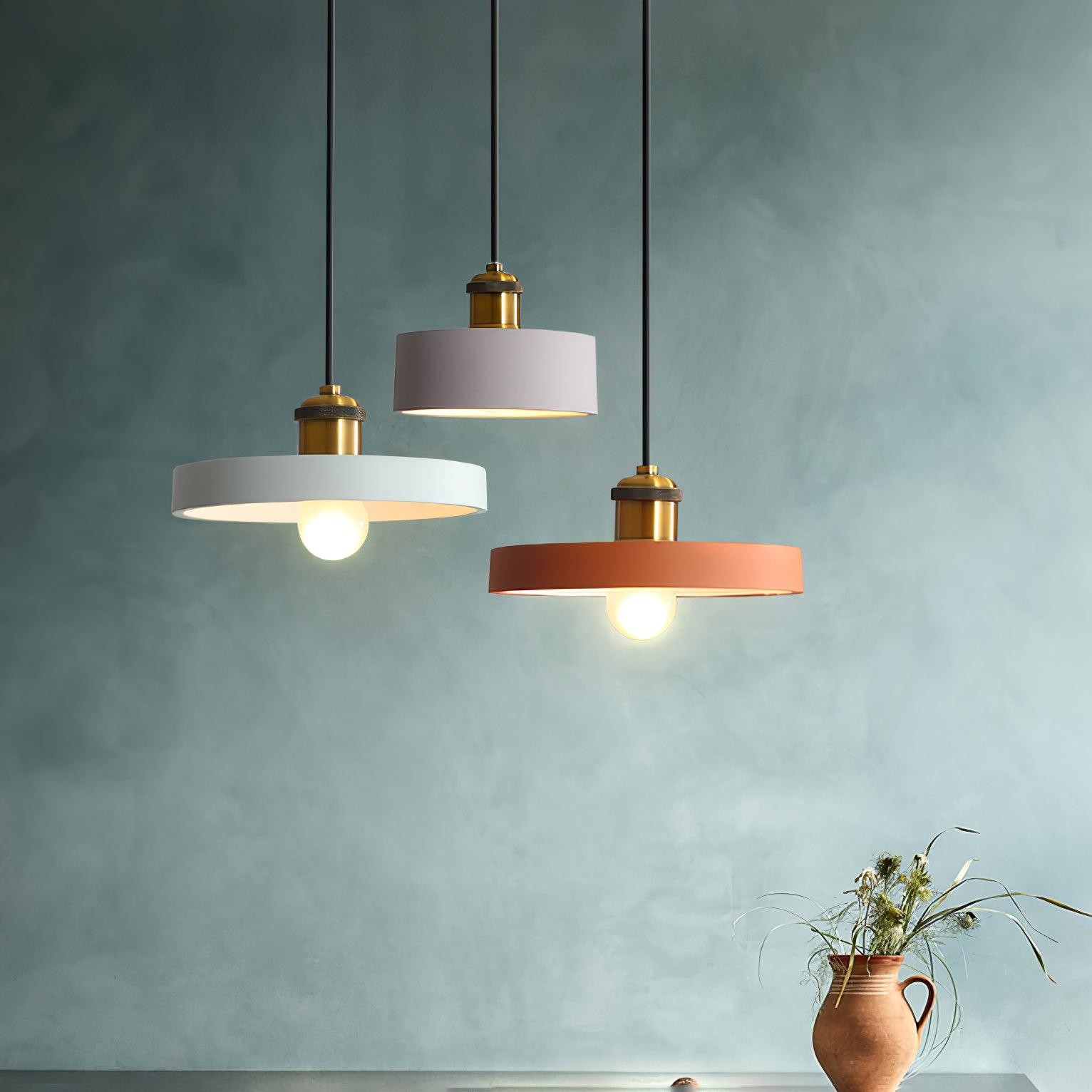 Modern Resin Geometric Pendant Lamp M326